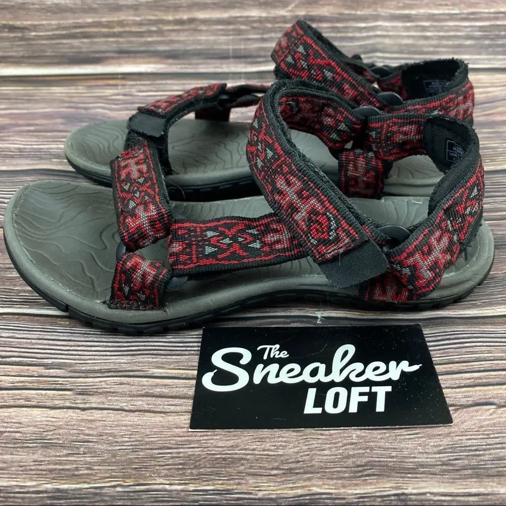Teva Hurricane 4‎ Red Black Gray Youth Sandals